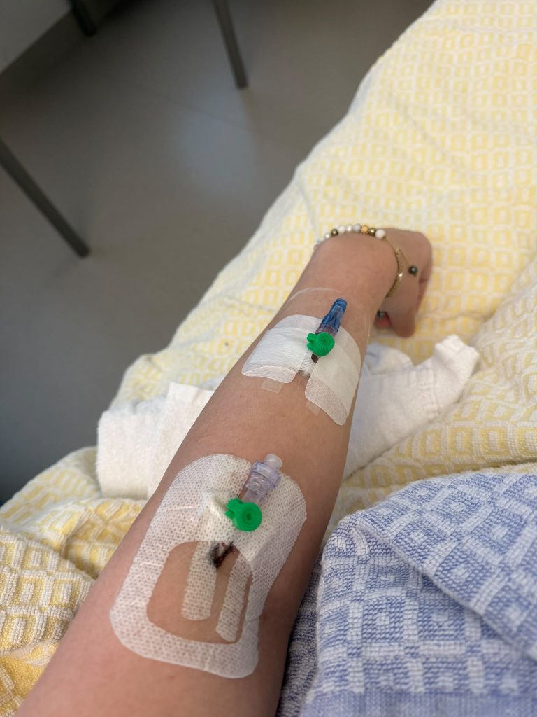 Infuus in de arm